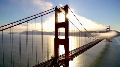 golden gate bridge sunrise