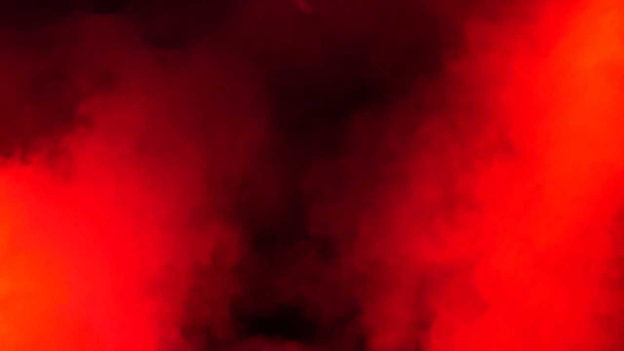 Red Smoke and Light Show