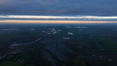 lough bunny, condado de clare, irlanda, noviembre de 2023