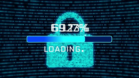 cyber attack security data protection business technology privacy concept warning message on