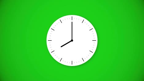 the hand moves the minute hand - hour hand from 8 to 9