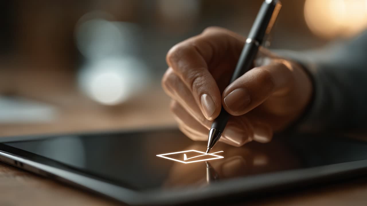 A Creative Process Unfolds: Capturing the Art of Digital Illustration with a Stylus on a Tablet, Highlighting Design and Technique in Action