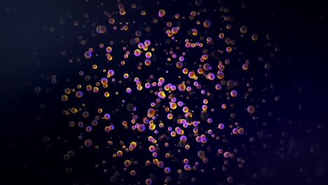 fondo de partículas de colores abstractos