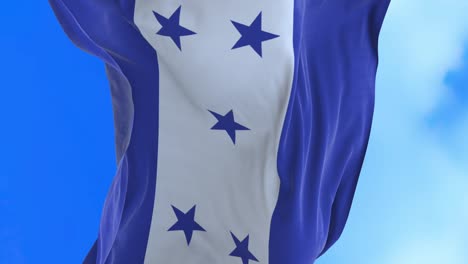 seamless loop of honduras flag.