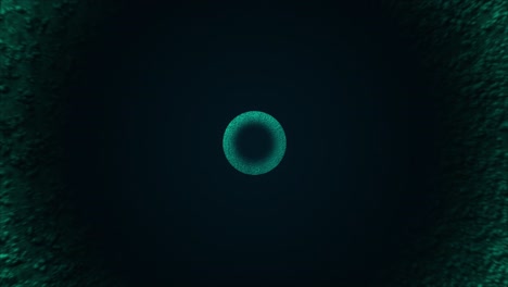 círculos coloridos concéntricos generados por computadora. representación 3d del fondo abstracto