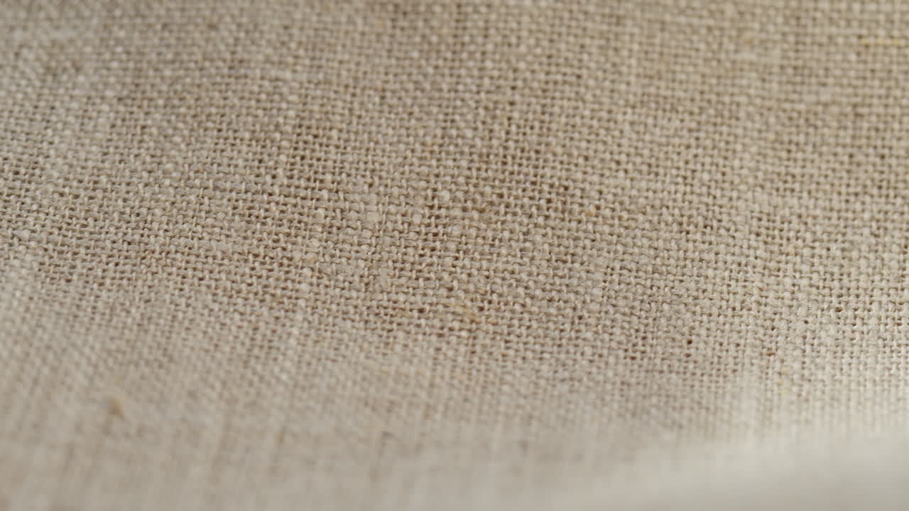 Close-up of Linen Fabric