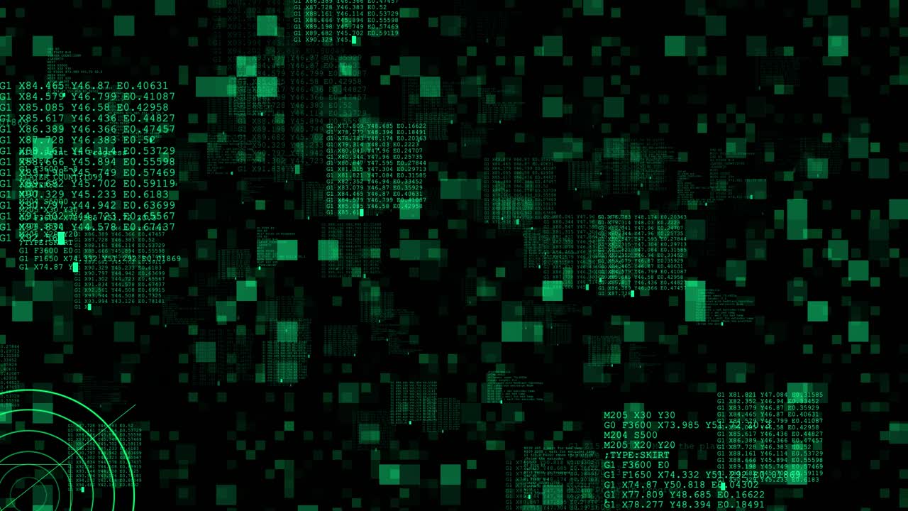 Modern digital coding programming language overlay background writing code animation grunge texture