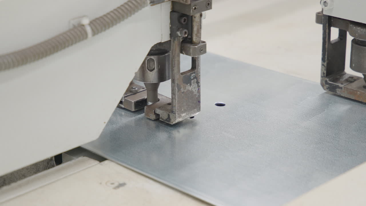 máquina de perforación de chapa metálica de movimiento lento de disparo medio