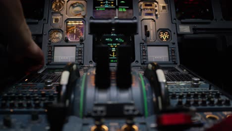 airplane cockpit