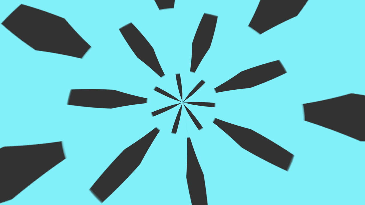 espiral dinámica intrigante formación azul y negra que evoca las fuerzas naturales