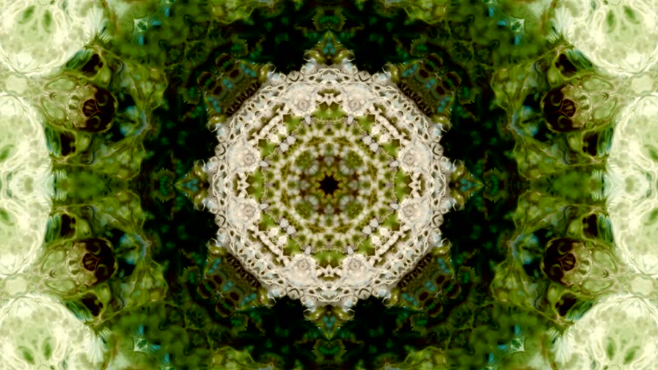 movimiento de fondo de kaleidoscopio abstractamente colorido
