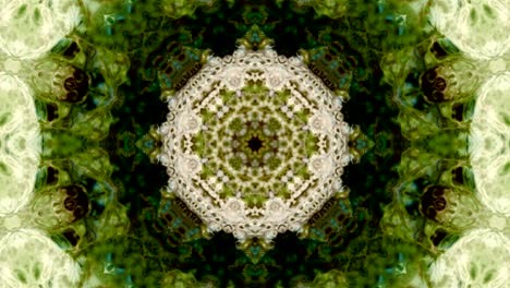 movimiento de fondo de kaleidoscopio abstractamente colorido