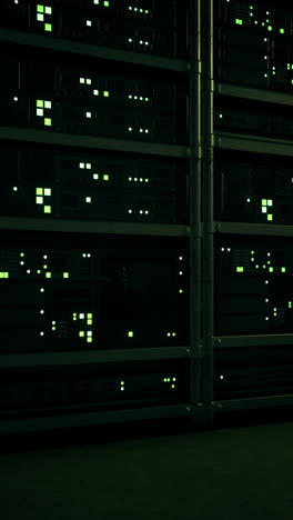 lights flicker mysteriously in a tech control room during late hours