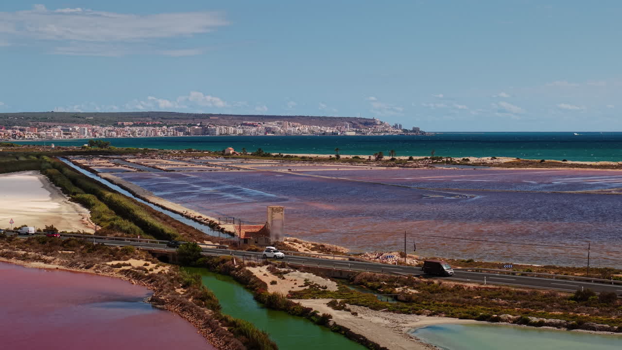 Salt Flats Near the Coast