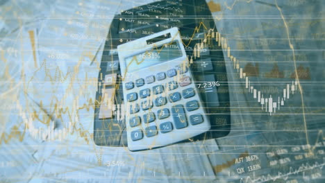 financial data processing against calculators and documents