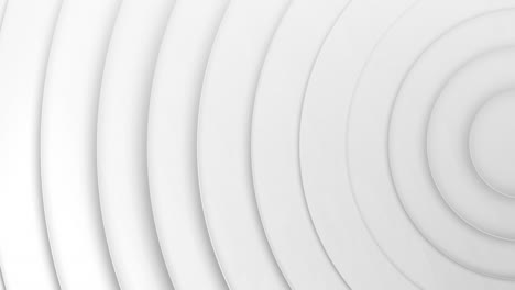 las bobinas espirales 3d se mueven contra un fondo blanco
