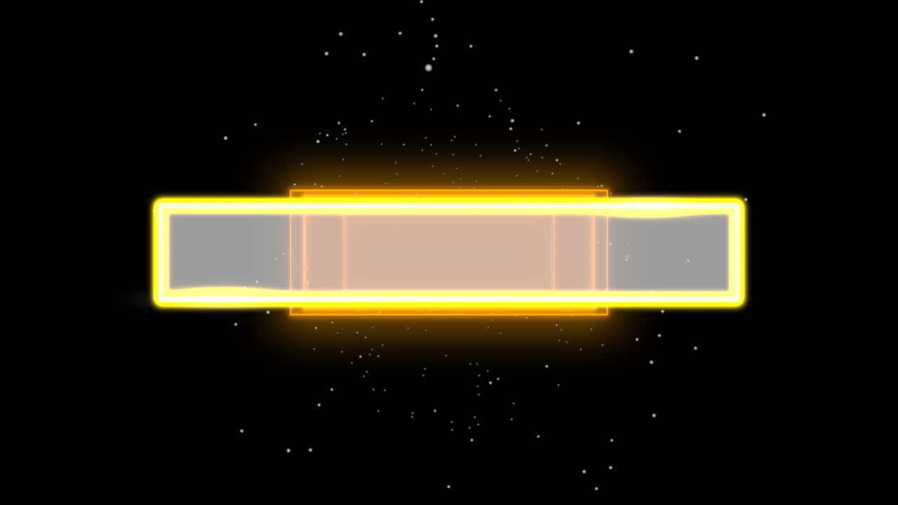 Animation abstract neon yellow squares motion disco background