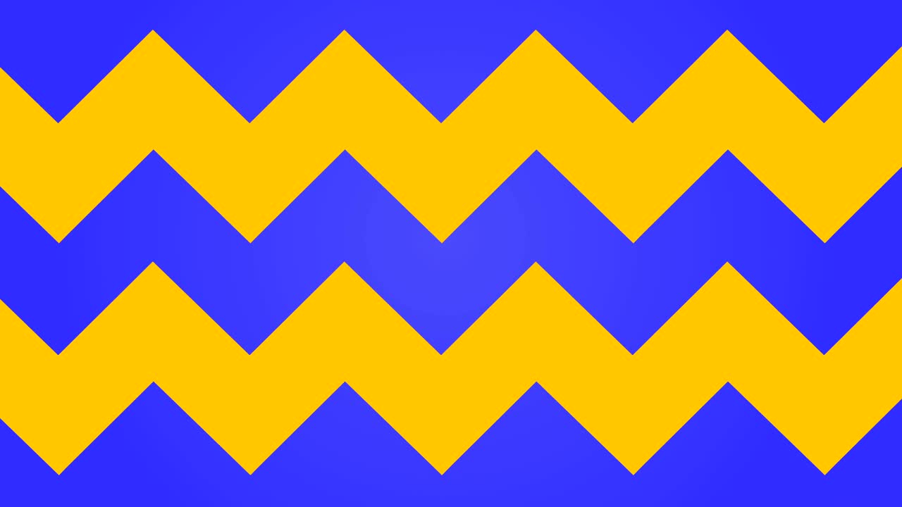 línea de onda geométrica de movimiento bucle de fondo azul naranja