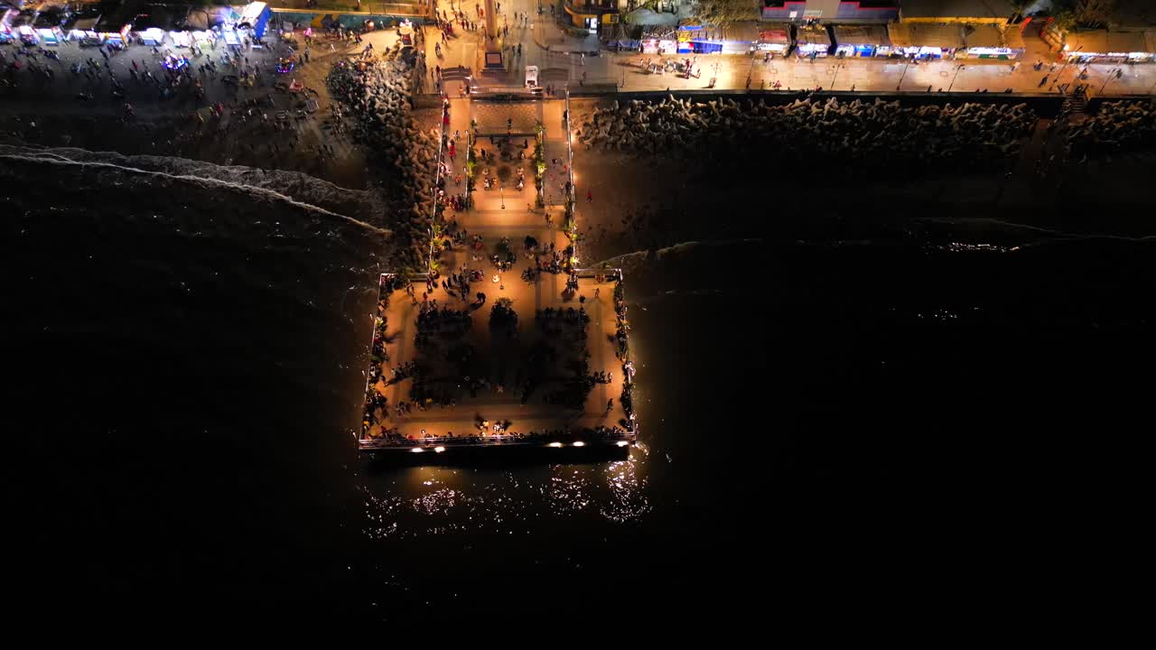 chaitya bhoomi dr babasaheb ambedkar noche conmemorativa de cerca a arriba dadar mumbai