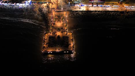 Chaitya-bhoomi-Dr-Babasaheb-Ambedkar-Memorial-night-closeup-to-top-Dadar-mumbai