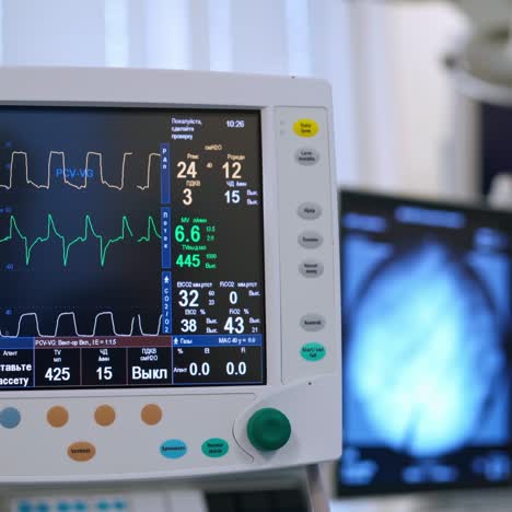 mechanical ventilation equipment. artificial lung ventilation apparatus. covid-19 and coronavirus identification.