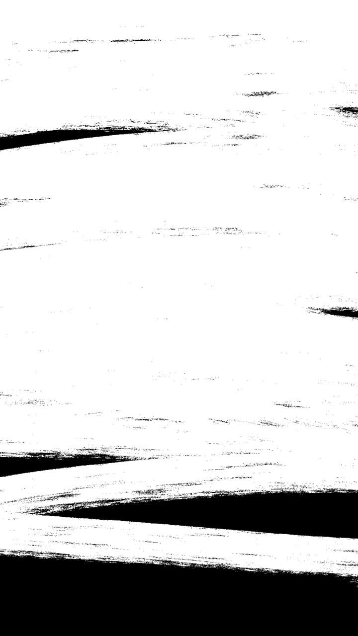 Rivelazione di transizione con pennellate bianche animate