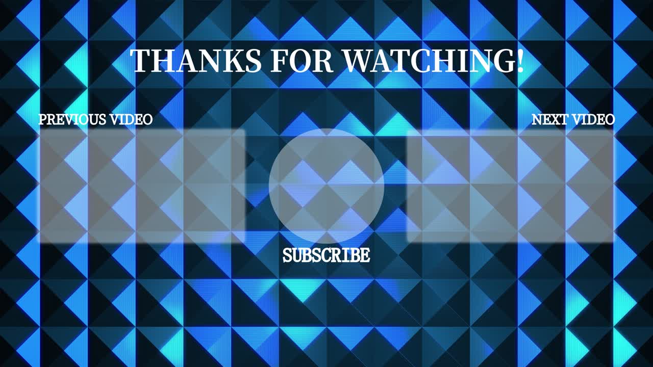 금속 반사 크리스탈 광채 엔드 카드 엔딩 스크린 모션 그래픽