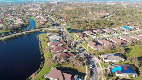 Video-De-Dron-De-4k-De-Daños-Por-Huracanes-En-Viviendas-En-El-Barrio-De-Stillwater-De-Englewood,-Florida---02x4