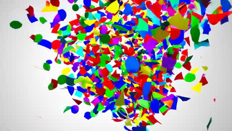 vibrant abstract geometric shapes background