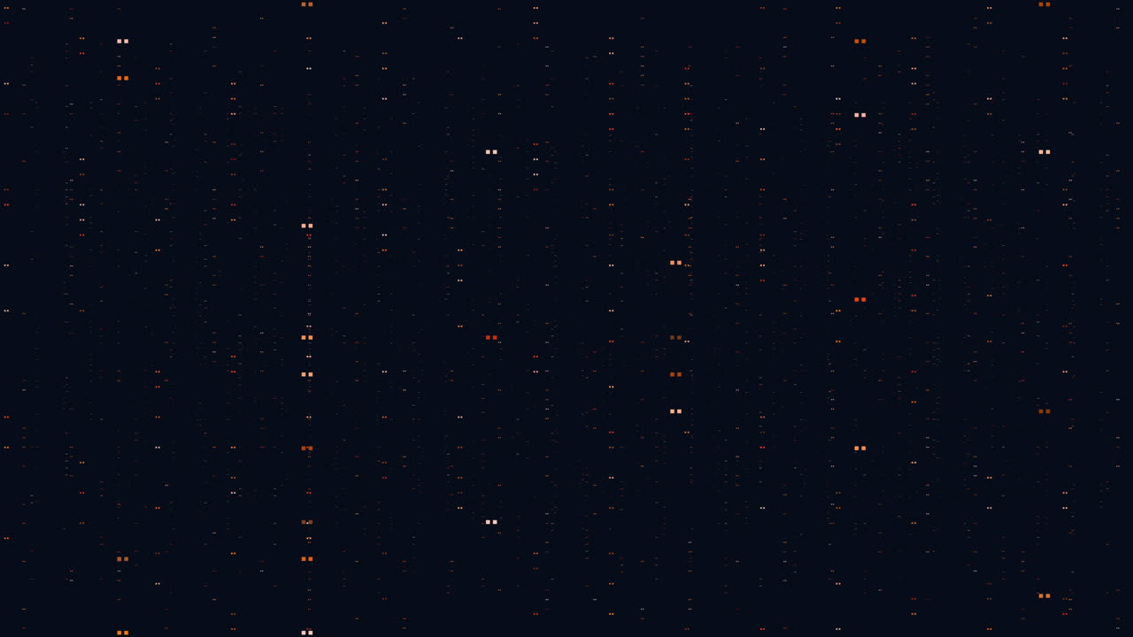 Minimalist dark background with scattered white dots forming a constellation-like pattern. A simple and serene design evoking the night sky