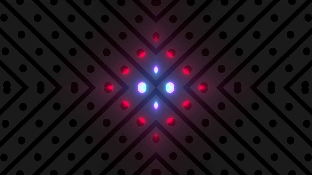 Abstract Neon Light Show