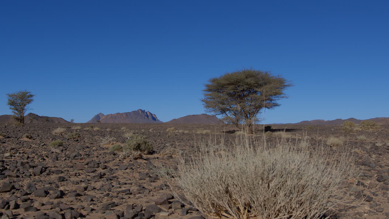 vista hacia el desierto en áfrica