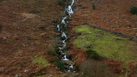 Cascada-De-Carawaystick,-Glenmalure,-Wicklow,-Irlanda,-Febrero-De-2022