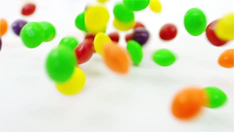 caramelo cayendo y cayendo