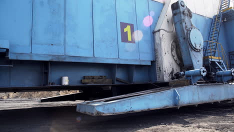 equipos de minería de carbón en funcionamiento