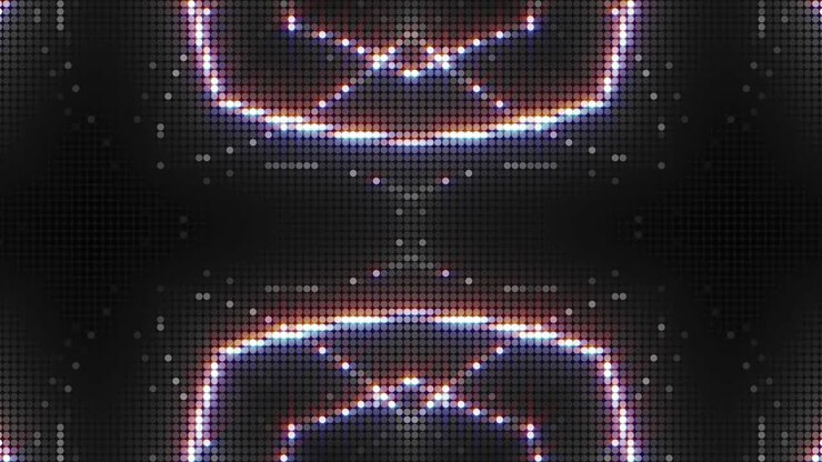 抽象的な led ライトパターン