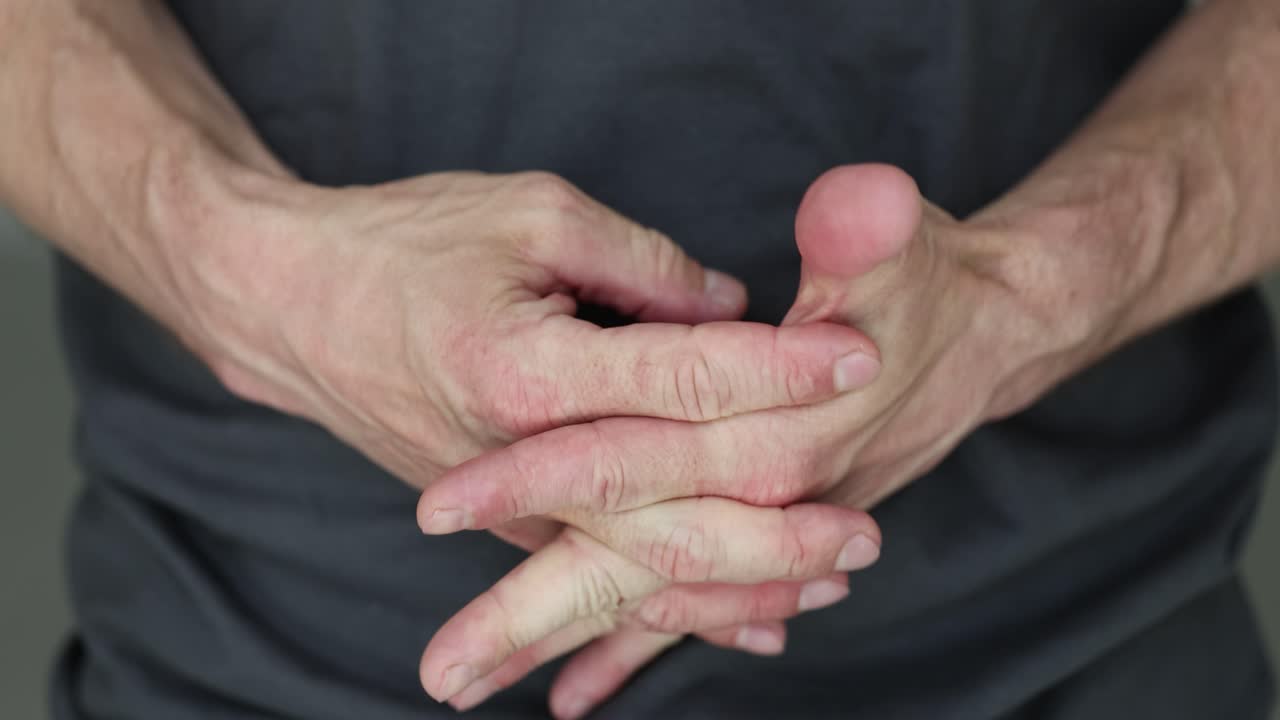 Close-up of Interlocked Hands