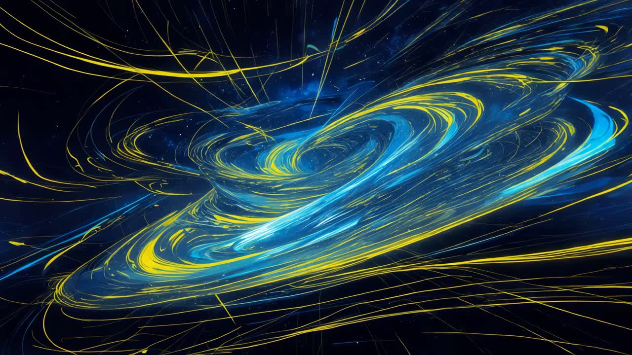 Abstrakt Kosmisk Spiral