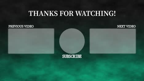 smoke cg end card ending screen motion graphics