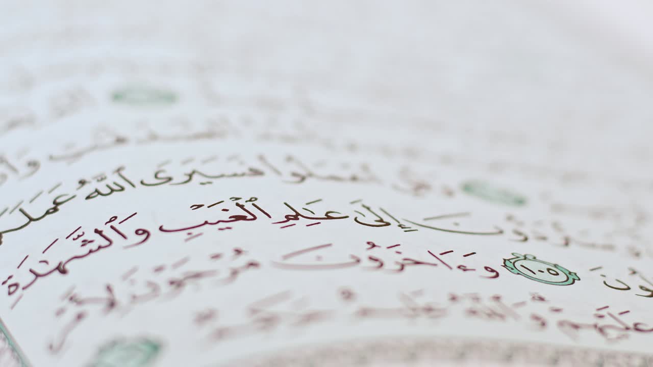 páginas del corán, el libro sagrado del islam