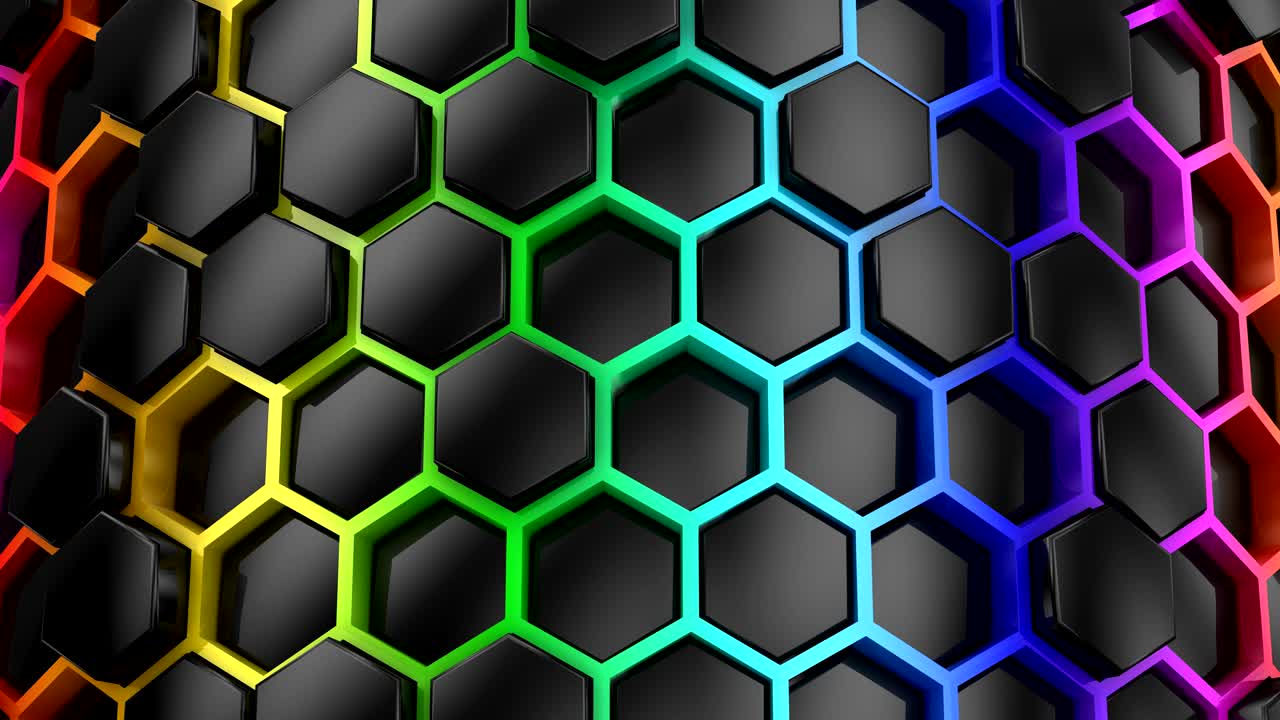 fondo de los hexágonos