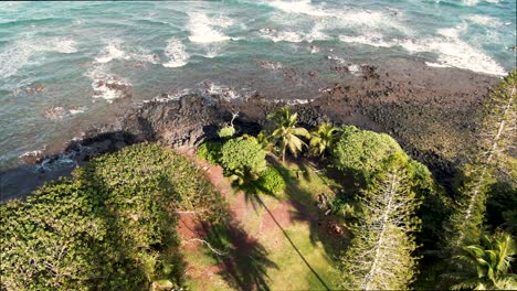 Aerial-top-view-of-Koki-Beach