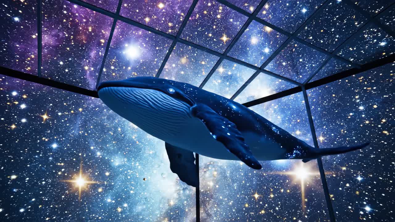 Whale in a Cosmic Space