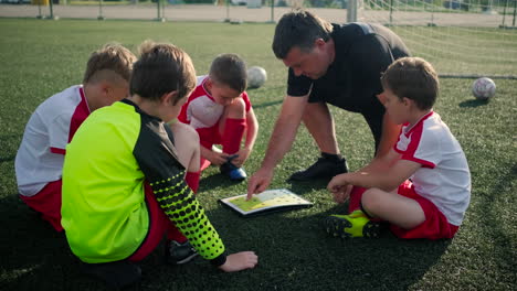 youth soccer training session