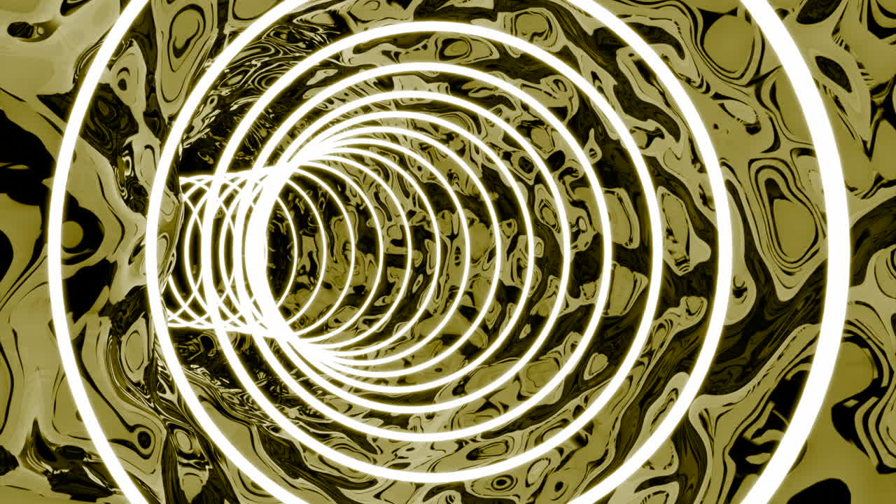 túnel de neón abstracto