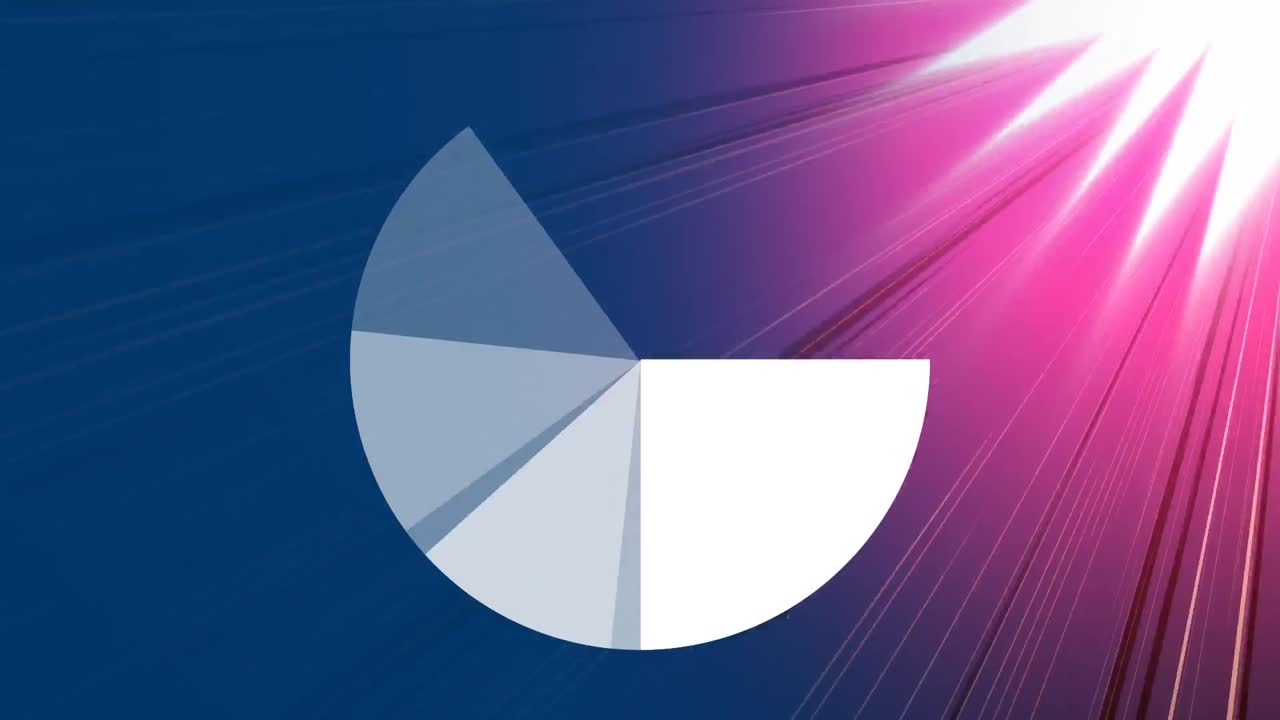 rayos en ángulo recto con un cuarto de círculo formando un círculo