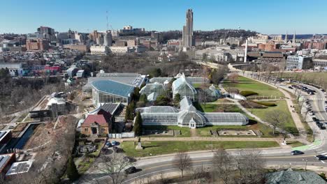 Jardín-Botánico-Phipps-En-El-Parque-Schenley-En-Pittsburgh,-Pennsylvania