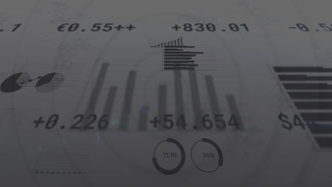 Animation-Von-Statistiken-Und-Datenverarbeitung-Vor-Kreishintergrund