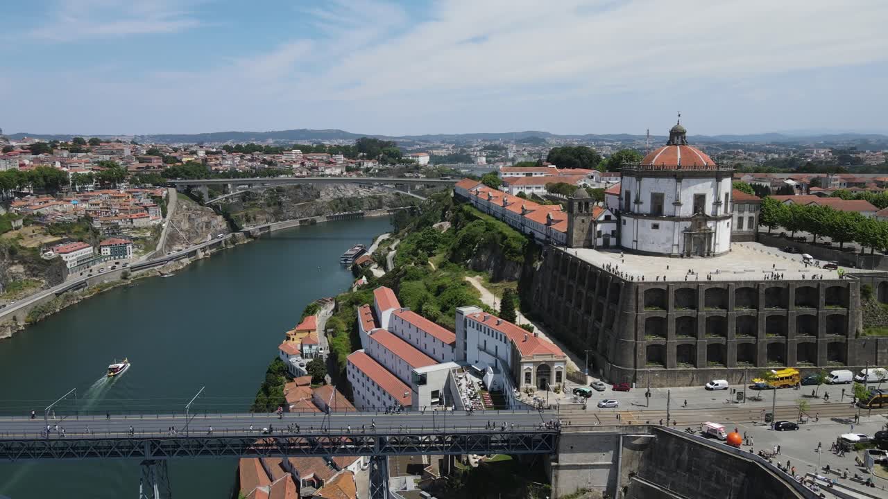 Porto cityscape on a sunny day