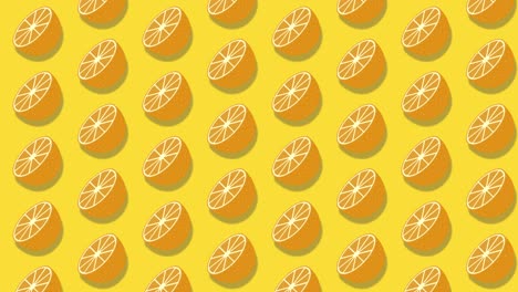 animación de bucle de ilustración naranja.